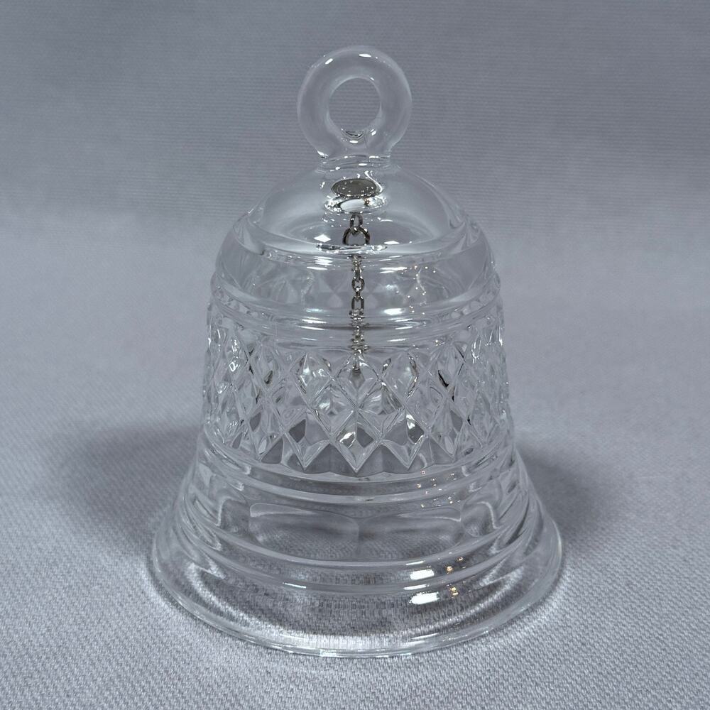 3" Bell Castletown by WATERFORD Clear CRYSTAL Glass